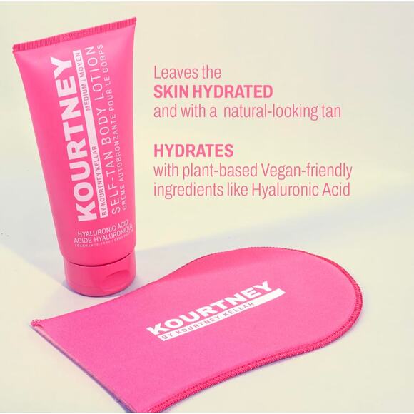 Kourtney Kellar Full Self-Tanning System, Mousse, Lotion, Face Drops Tanning Mit - Picture 7 of 8